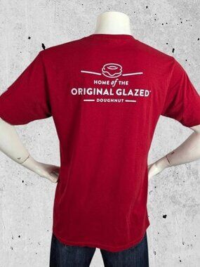 Krispy Kreme T Shirt Size Large Work Employee Tee